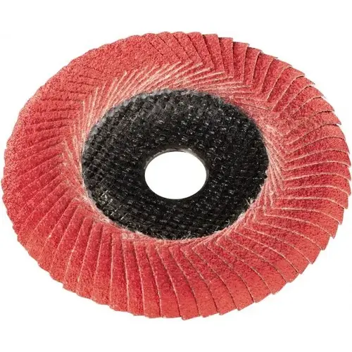 Metabo 626460000 Flap Disc: 7/8" Hole, 60 Grit, Ceramic, Type 29