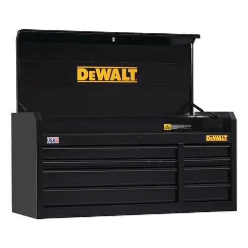 DEWALT DWST25182 900 Series Top Tool Chest, 52 in Wide Tool Chest, 8-Drawer, Black