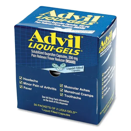 Advil 50933 Liqui-Gel, Pain Reliever, Nighttime Sleep-Aid
