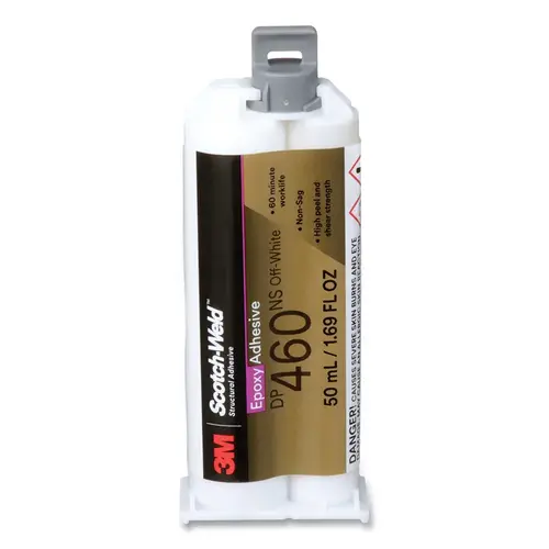 Scotch-Weld 638060-08968 Scotch-Weld  Epoxy Adhesive, DP460NS, 50 ml, Duo-Pak, Off-White