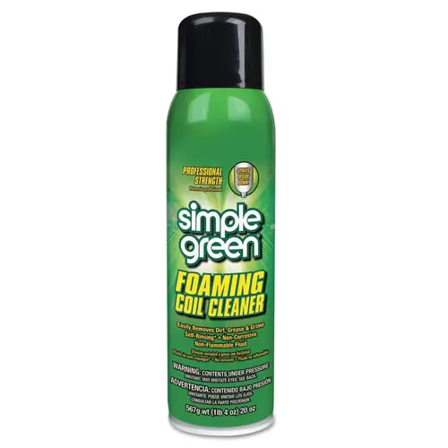 SIMPLE GREEN 0110001213418 Foaming Coil Cleaners, 20 oz Aerosol Can