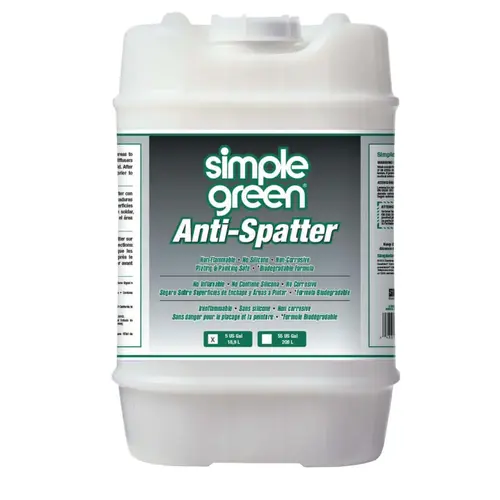 SIMPLE GREEN 1400000113457 Anti-Spatter, 5 gal, Pail, Clear