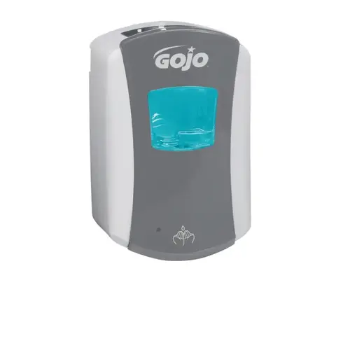 GOJO 1384-04 LTX  Touch-Free Soap Dispenser, 700 mL Refill Size, Gray/White, LTX-7