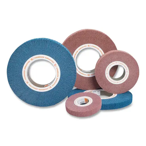 Standard Abrasives 051115-42541 Buff and Blend AP Mounted Flap Brush, 2 in dia, Medium, 15000 RPM