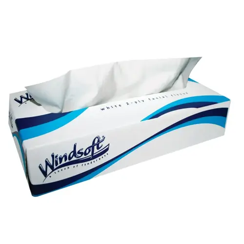 Windsoft 2360 Facial Tissues, 8 in x 8.3 in