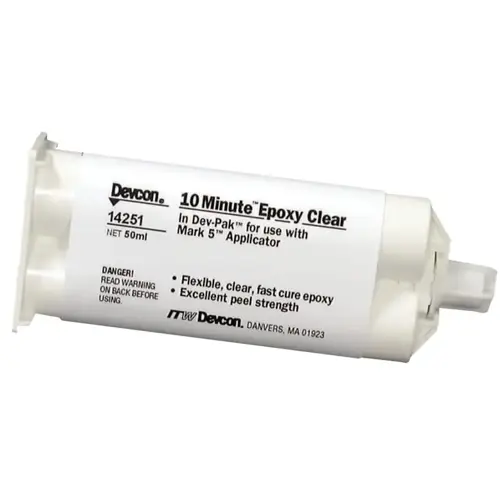 10 Minute Epoxy, 50 mL, Dev-Pak, Clear