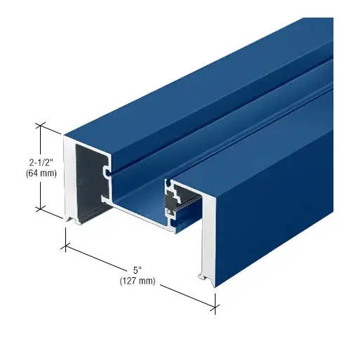 CRL-U.S. Aluminum BT83571 Heavy-Duty Vertical Mullion, Thermally Improved, Custom Paint, 24'-2"