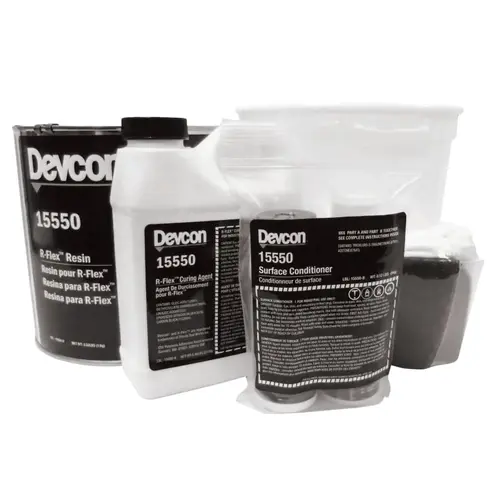 Devcon 15550 R-Flex Belt Repair Kits, 4 lb. Kit, Black