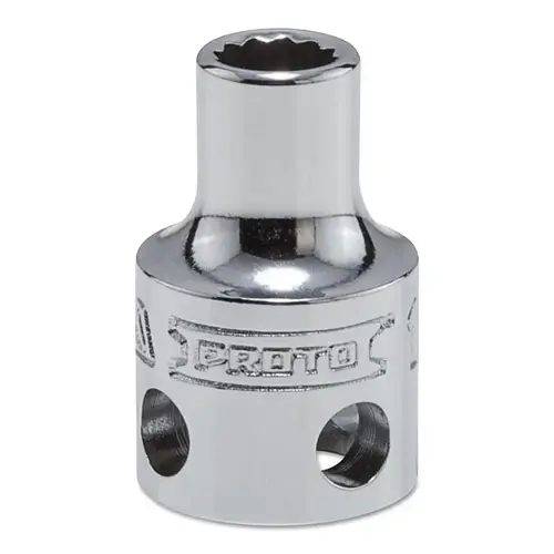 Tether-Ready Drive Deep Sockets, 3/8 in Drive, 1/4 in, 1 3/32 in L, 12 Points