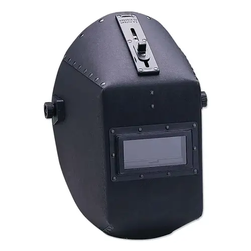 HUNTSMAN 14532 WH20 490P Fiber Shell Welding Helmet, SH10, Black, 490P, Quick Slide Front, 2 in x 4-1/4 in
