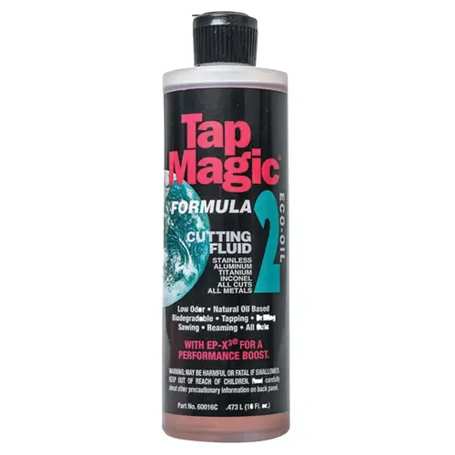 Tap Magic 60016C Eco-Oil Food Grade Cutting Fluid, 16 oz, Spout-Top Bottle