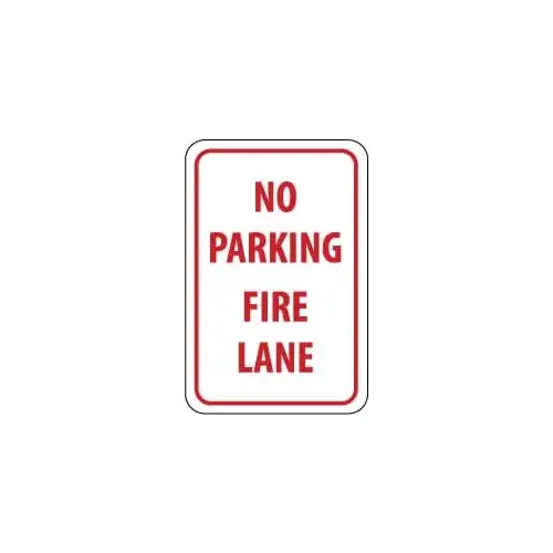 Accuform TM3H No Parking - Fire Lane,