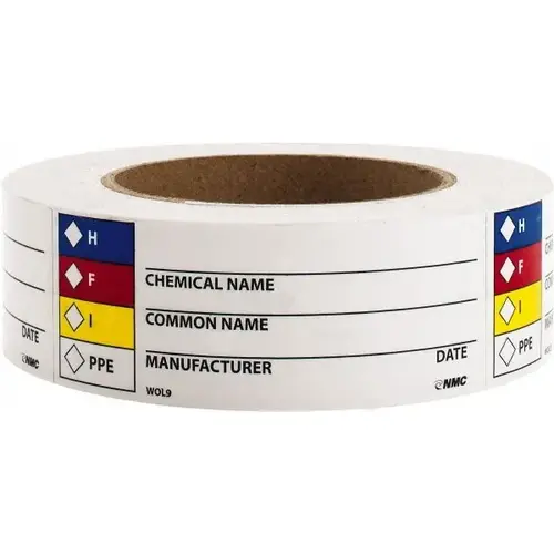 Hazardous Material Label :Removable Adhesive, Paper