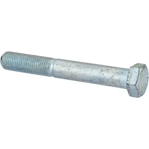 MSC 30236 Hex Head Cap Screw: 3/8-24 x 2-3/4", Grade 5 Steel, Zinc-Plated