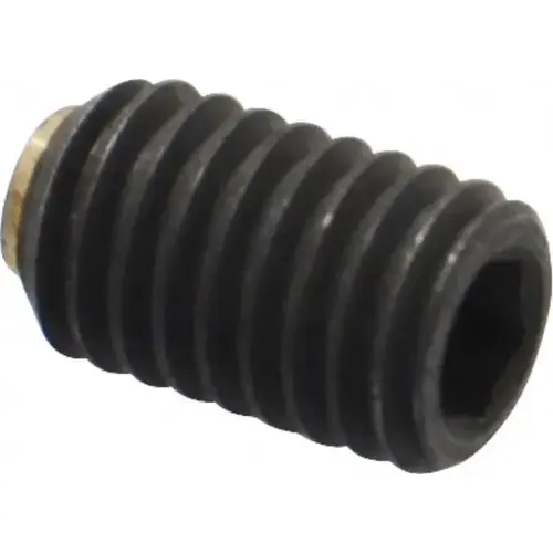 J.W. Winco 913.3-M5-8-MS Set Screw: M5 x 0.80 x 8 mm, Soft Tip Point, Steel, Grade 5.8