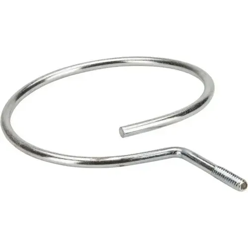Cooper B-Line 78101119889 Threaded Bridle Ring: 4" Pipe, 1/4-20 Rod, Steel, Zinc-Plated