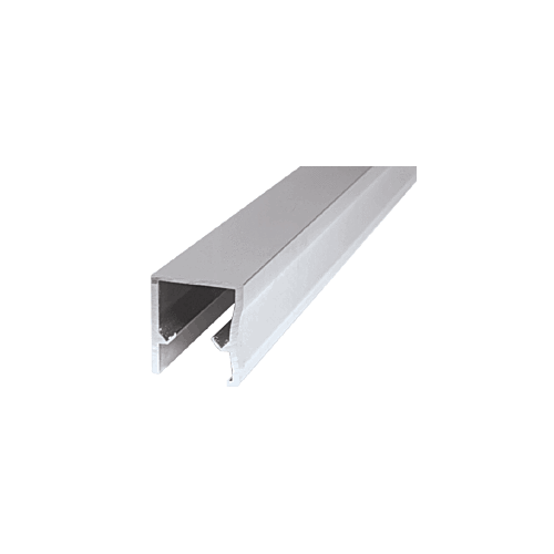 Brite Anodized 72" Frameless Sliding Shower Door Header Extrusion for 3/8" Glass