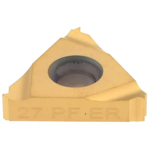 Laydown Threading Insert: 16ER27 NPTF HG630TR, Solid Carbide TiC