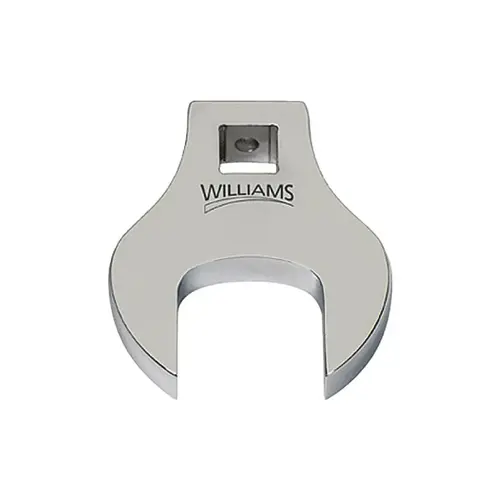 Williams JHW10712 Crowfoot Wrenches; Style: Open End ; Drive Size: 3/8in (Inch); Wrench Size (Inch): 1-1/8 ; Size (Inch): 1-1/8 ; Material: Steel ; Overall Length (Decimal Inch): 2.0000
