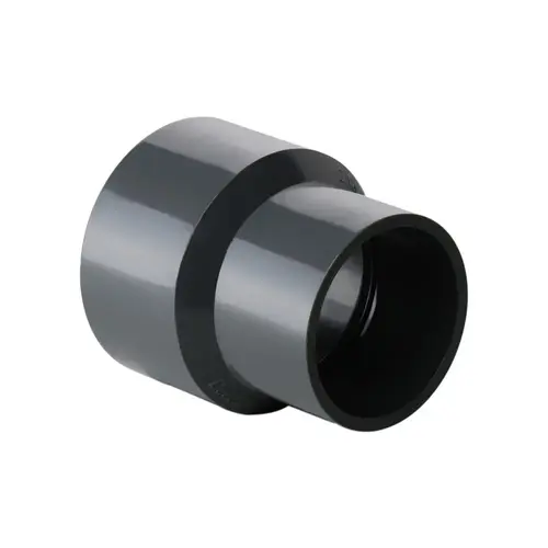 Value Collection BD-15287-XCP2 1-1/2 x 1-1/4" PVC Plastic Pipe Reducing Coupling - pack of 2