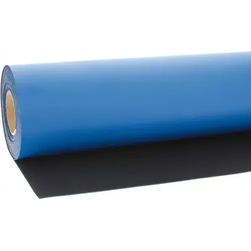 PRO-SAFE PS-3040XDBUR Anti-Static Table Mat Roll: Rubber, 40 ft OAL, 2.5 ft OAW, 0.08" Thick