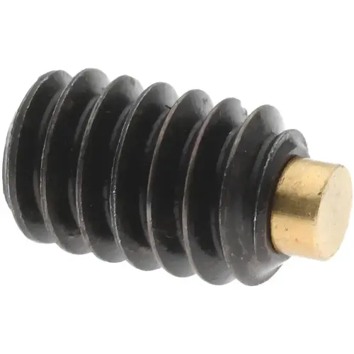 Set Screw: 1/4-20 x 3/8", Soft Tip Point, Alloy Steel, Grade 8