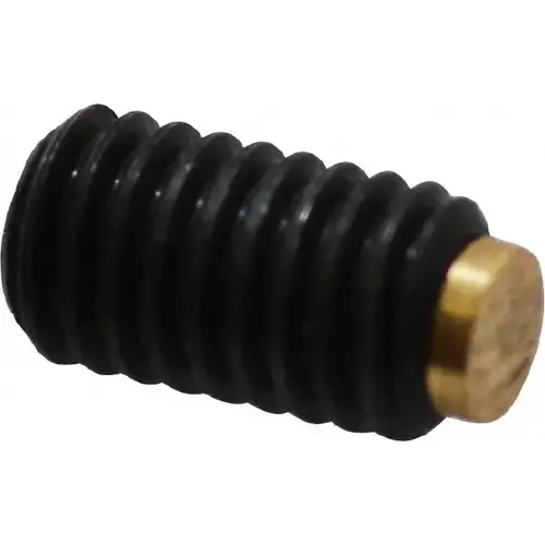 J.W. Winco 913.3-M6-10-MS Set Screw: M6 x 1.00 x 10 mm, Soft Tip Point, Steel, Grade 5.8