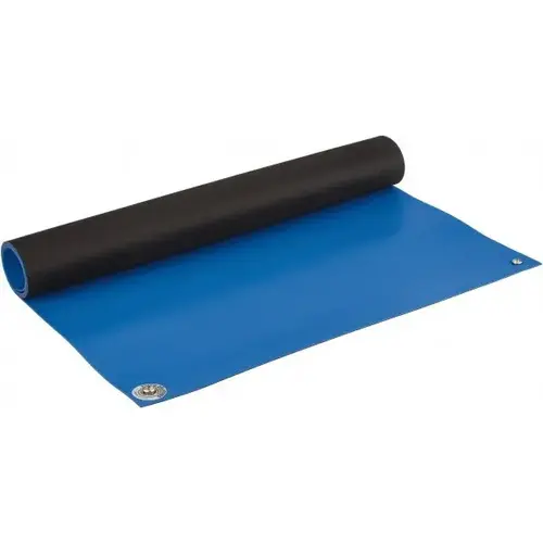 PRO-SAFE PS-2448DBUM Anti-Static Table Mat: Rubber, 4 ft OAL, 2 ft OAW, 0.08" Thick