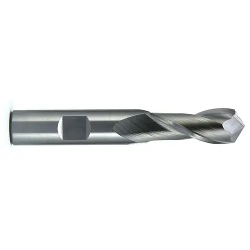 Melin Tool 16043 Drill Mill: 3/4" Dia, 1-11/16" LOC, 2 Flutes, 120 degree Point, Cobalt