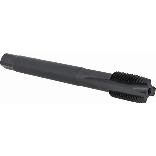 British Standard Pipe Tap: 1/4-19 G(BSP), Plug Chamfer, 3 Flutes Oxide