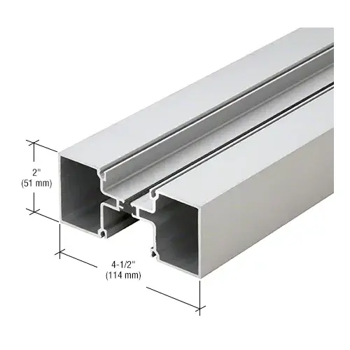 Custom Paint Vertical Stacking Mullion, Thermally Improved - 24'-2" Stock Length