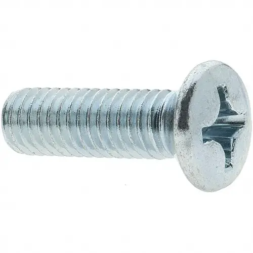 Import MPOD060200 Machine Screw: M6x1 x 20.00 mm Length Under Head, Oval Head, Phillips
