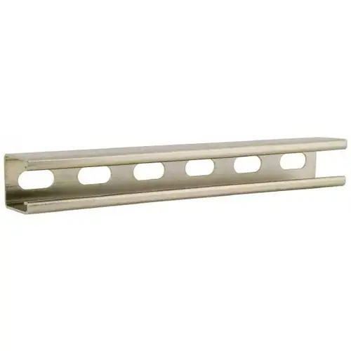 Cooper B-Line 78101103987 10 ft Long x 1-5/8" Wide x 1-5/8" High, 12 Gauge, Carbon Steel, Half Slot Framing Channel & Strut