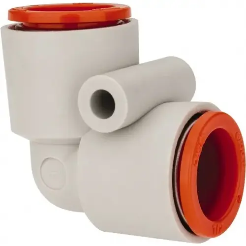 SMC PNEUMATICS KQ2L13-00A Push-to-Connect Tube Fitting: Union, 1/2" OD
