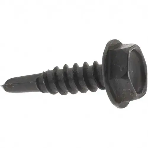 Au-Ve-Co Products 16043 Sheet Metal Screw: #10, Hex Washer Head, Hex