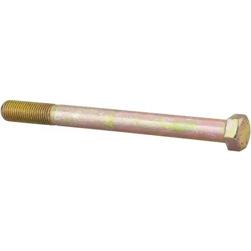 Made in North America 4480CH8O Hex Head Cap Screw: 7/16-20 x 5", Grade 8 Steel, Zinc Yellow Dichromate Finish