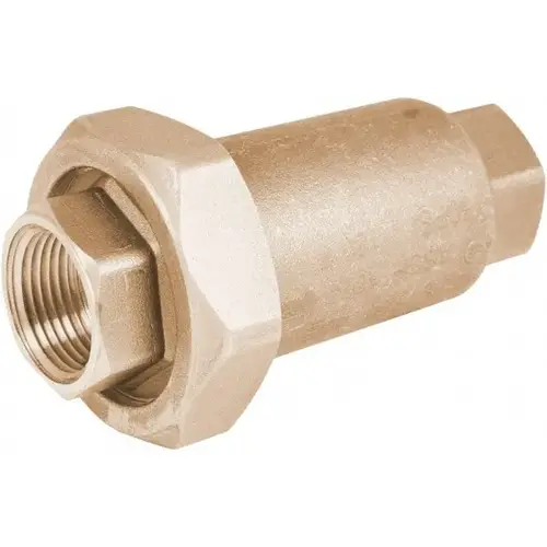LEGEND VALVE 115-105NL 1 Thread, 150 psi WOG Rating, Brass Dual Check Backflow Preventer Valve
