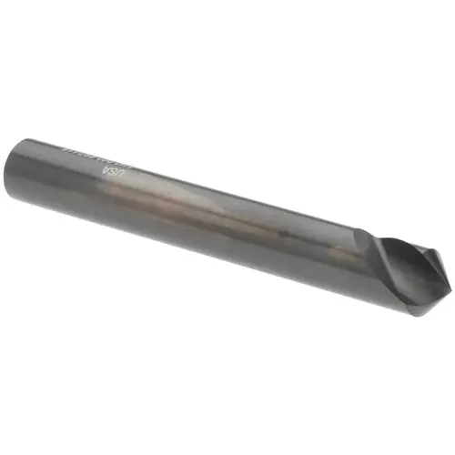 Melin Tool 18012 Countersink: 1/4" Head Dia, 90 degree Included Angle, 1 Flute, High Speed Steel, Right Hand Cut