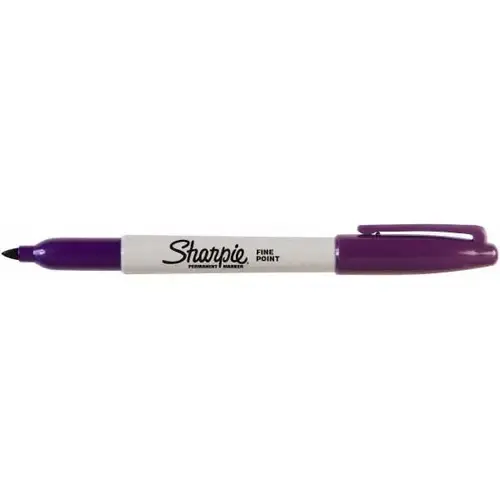 Sharpie 30038-XCP6 Permanent Marker: Purple, AP Non-Toxic, Fine Point - pack of 6