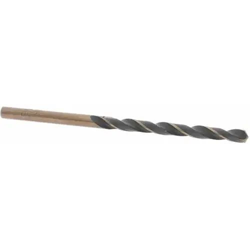 Import 22430 Jobber Length Drill Bit: 9/64" Dia, 118 degree, High Speed Steel