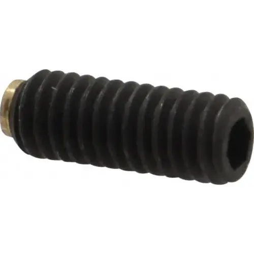 J.W. Winco 913.3-M4-10-MS Set Screw: M4 x 0.70 x 10 mm, Soft Tip Point, Steel, Grade 5.8