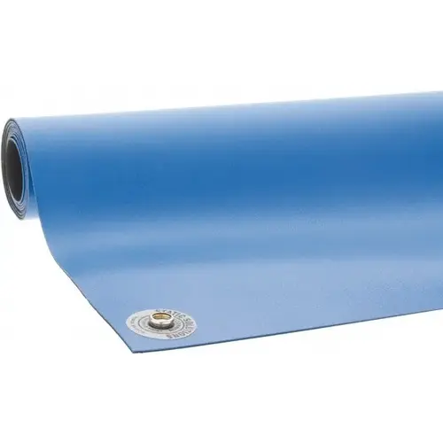 PRO-SAFE PS-4872DXBFM Anti-Static Floor Mat: Rubber, 6 ft OAL, 4 ft OAW, 0.14" Thick