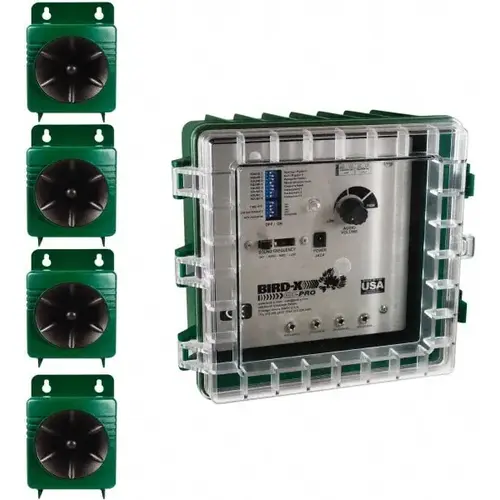 Bird-X BB-PRO 3,600 Sq Ft Coverage Electronic Animal Repellent