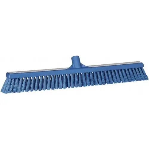 Vikan 31943 Push Broom: 24" Wide, Polyester Bristle