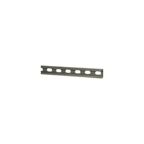 THOMAS & BETTS B1400HS 10 10 ft Long x 1-5/8" Wide x 13/16" High, 14 Gauge, Strip Steel, Half Slot Framing Channel & Strut