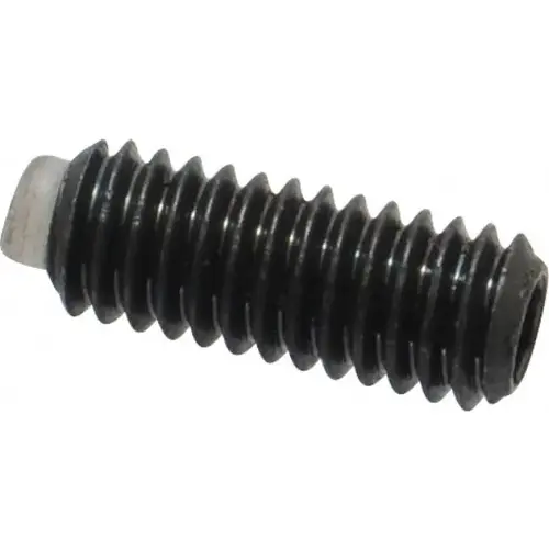J.W. Winco 913.3-M4-10-KU Set Screw: M4 x 0.70 x 10 mm, Soft Tip Point, Steel, Grade 5.8