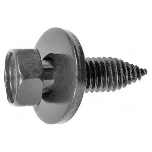 Au-Ve-Co Products 11633-XCP25 Hex Head Cap Screw: M6.3 x 1.00 x 20 mm, Grade 9.8 Steel, Black Oxide Finish - pack of 25
