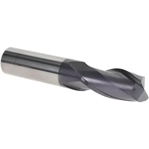 Hertel 750370 Square End Mill: 3/4" Dia, 1-1/2" LOC, 2 Flutes, Solid Carbide
