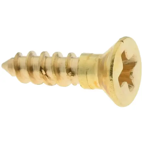 #3, 3/8" OAL, Phillips Drive, Flat Head Wood Screw - pack of 100
