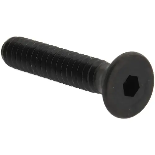 Flat Socket Cap Screw: #6-32 x 3/4", Alloy Steel, Black Oxide Finish